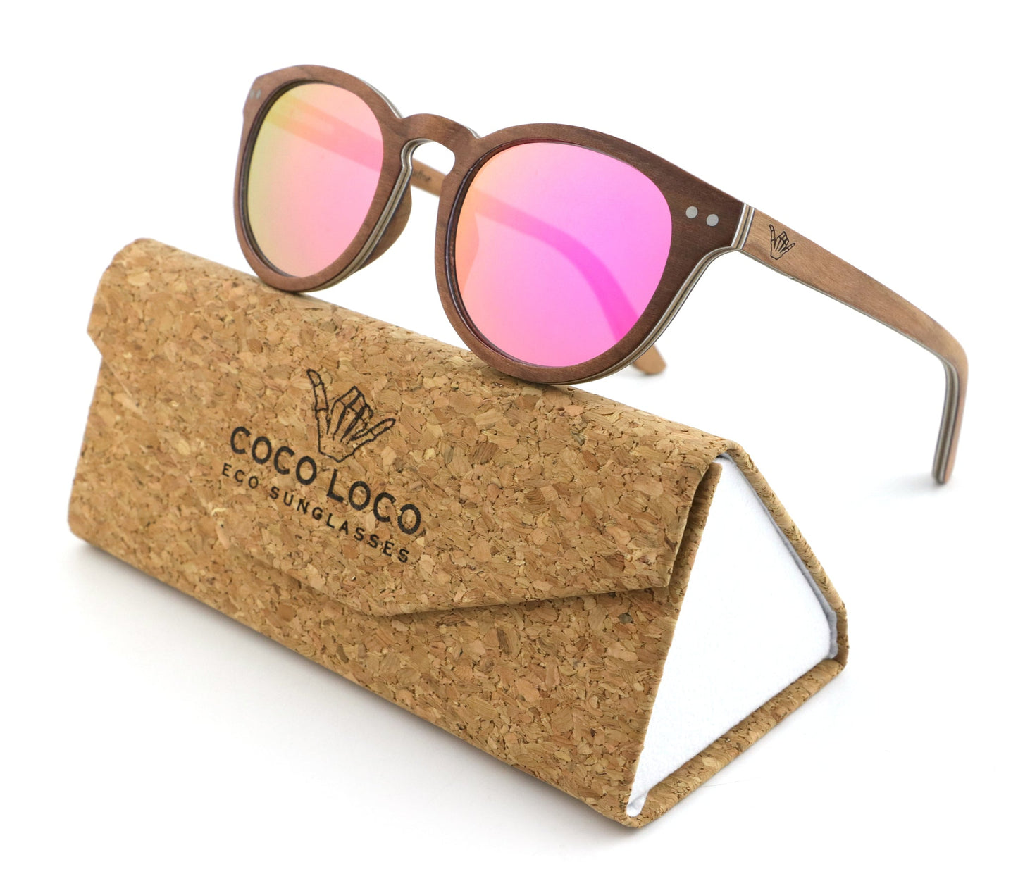 Wood Sunglasses - Fortuna - Pink