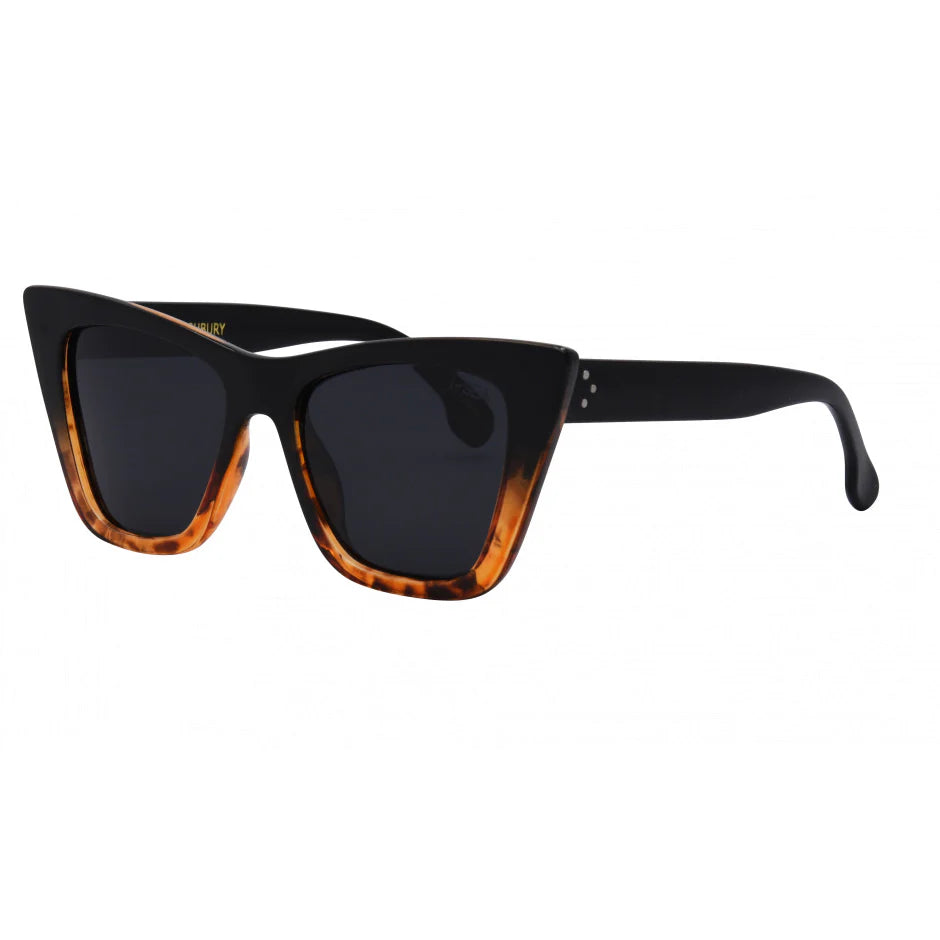 Ashbury Sunglasses - Black-Tort/Smoke