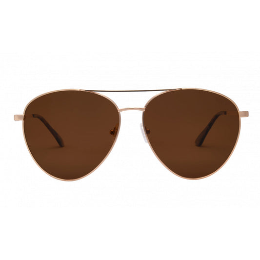 Charlie Sunglasses - Gold/Brown