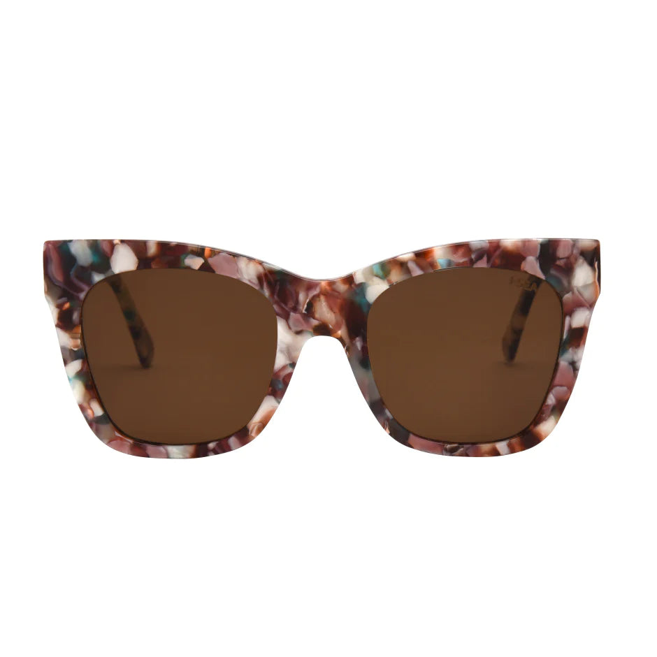 Billie Sunglasses - Pink Pearl/Brown