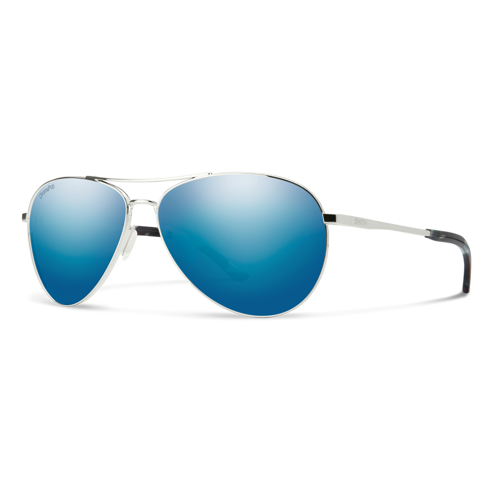 Langley 2 Sunglasses - Silver/ChromaPop Polarized Blue Mirror