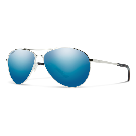 Langley 2 Sunglasses - Silver/ChromaPop Polarized Blue Mirror