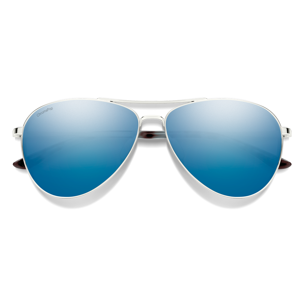 Langley 2 Sunglasses - Silver/ChromaPop Polarized Blue Mirror