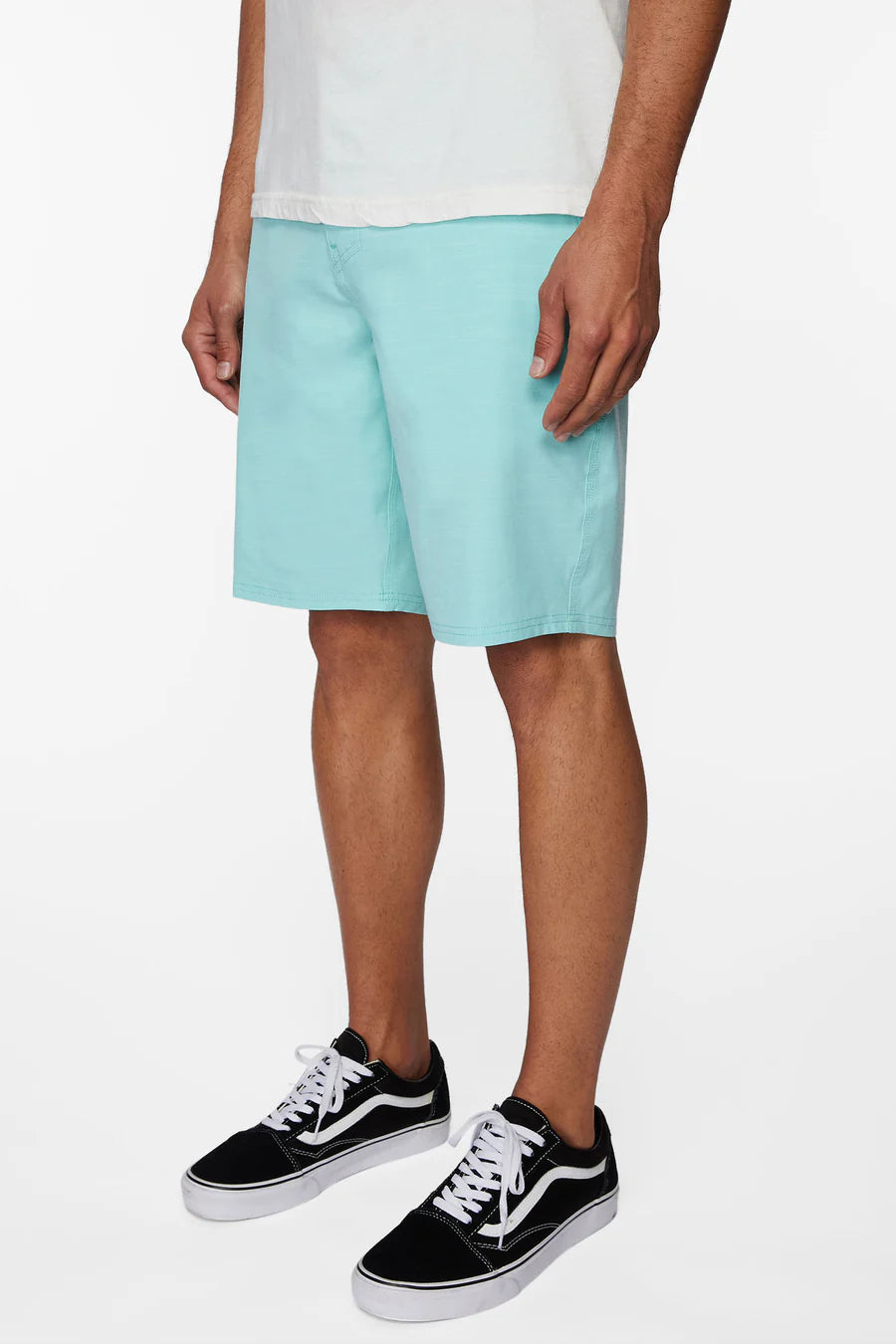 Locked Slub 20" Hybrid Shorts - Turquoise