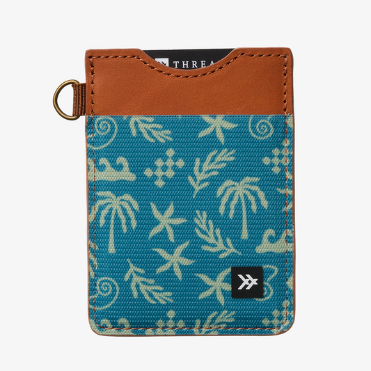 Vertical Wallet - High Tide (Blue)