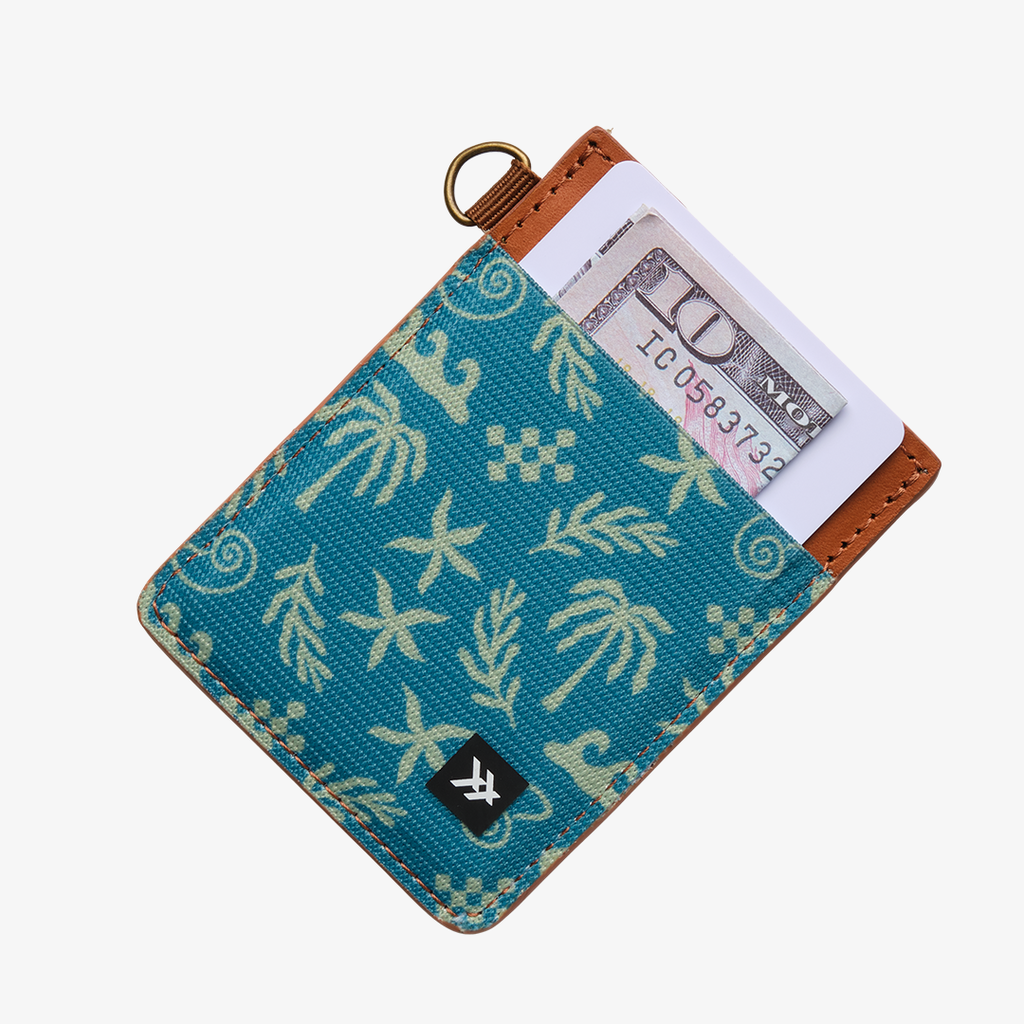 Vertical Wallet - High Tide (Blue)