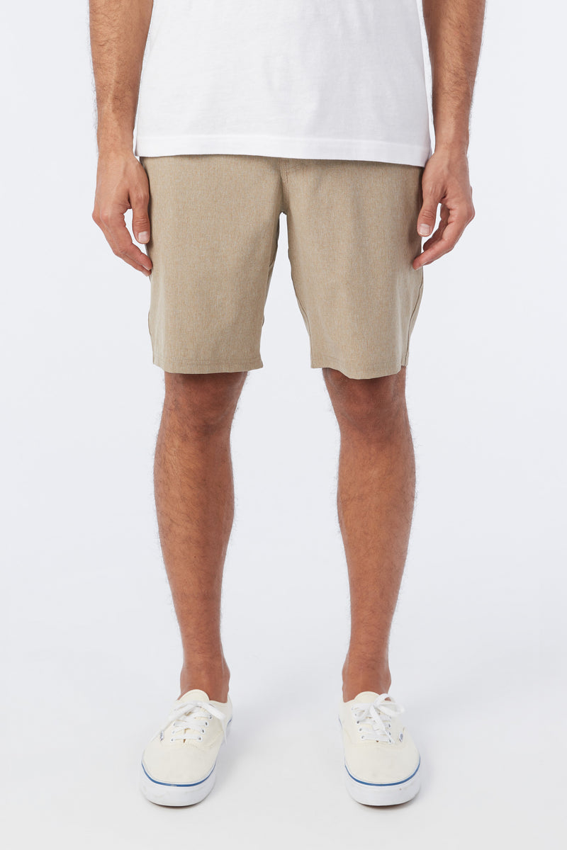 Reserve Heather 19" Hybrid Shorts - Khaki