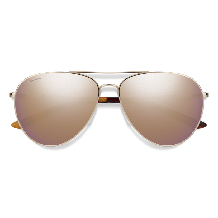 Layback Sunglasses - Rose Gold/ChromaPop Polarized Rose Gold Mirror