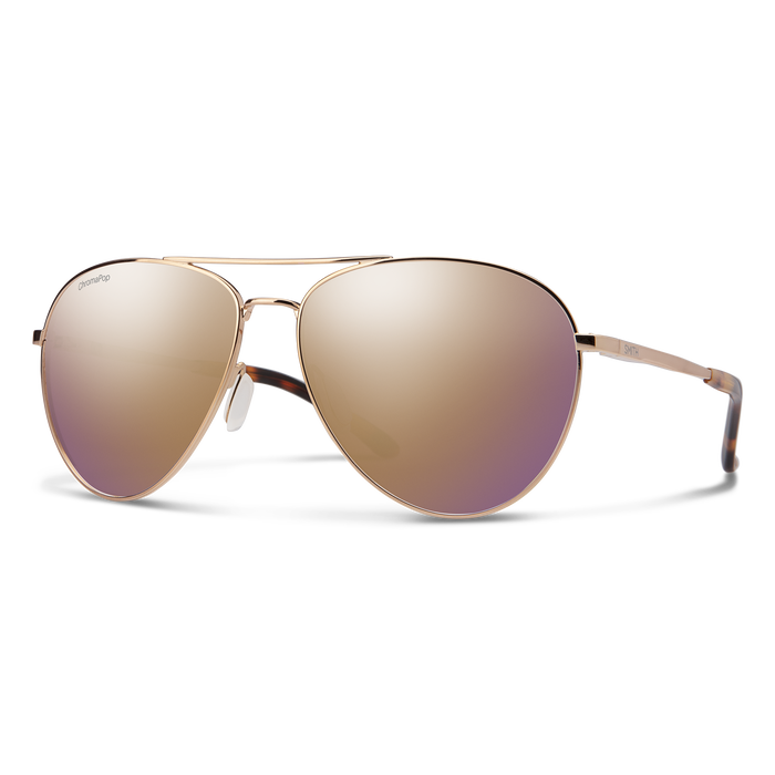 Layback Sunglasses - Rose Gold/ChromaPop Polarized Rose Gold Mirror