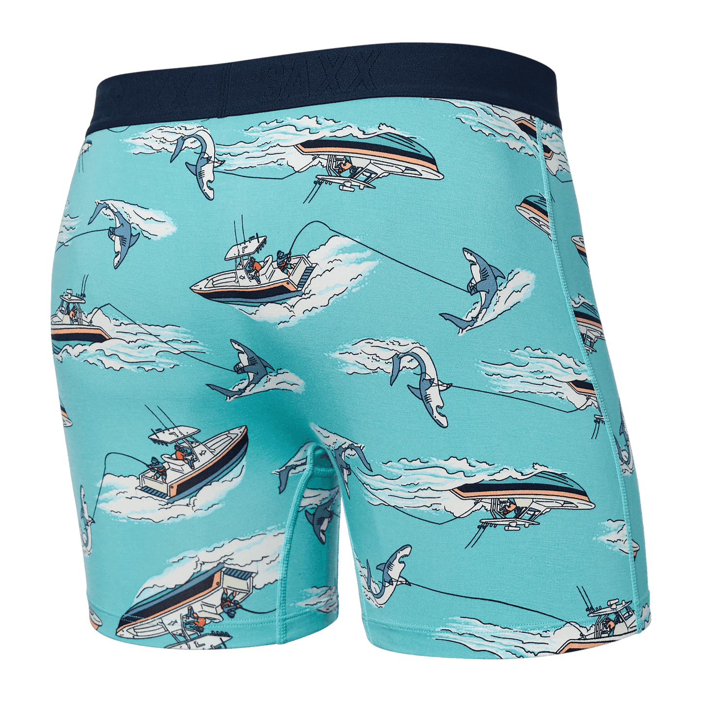 Ultra Boxer Brief - Sharkski (Turquoise)