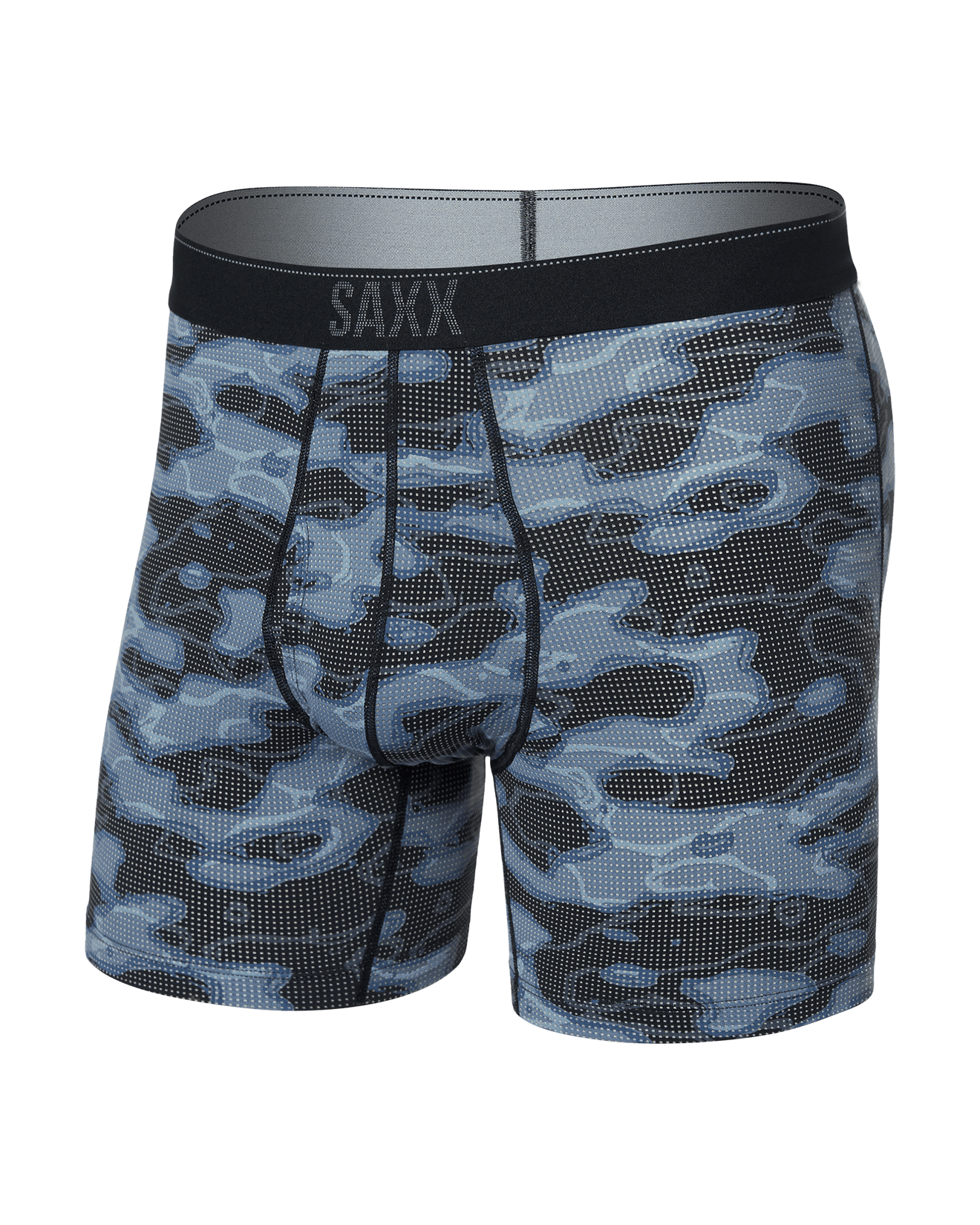 Quest 5" Boxer Brief - Waterdrop Camo (Black)