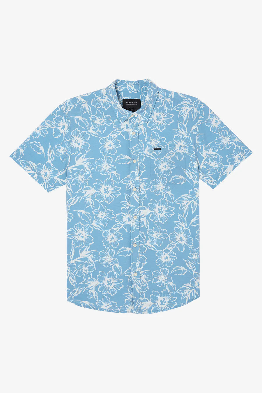 Traveler UPF Traverse Standard Short Sleeve Button-Down Shirt - Blue Shadow