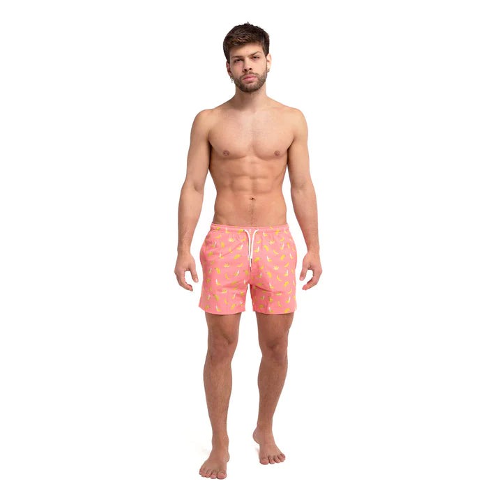 Classic Swim Shorts - Pink Bananas